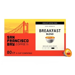 image:imageSan Francisco Bay Caramel KCup Compatible Coffee Pods 80 ctBreakfast Blend