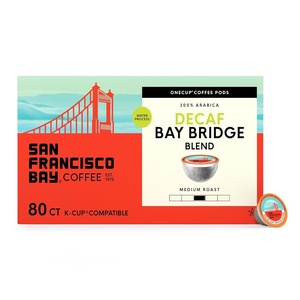 image:imageSan Francisco Bay Caramel KCup Compatible Coffee Pods 80 ctDECAF Bay Bridge Blend