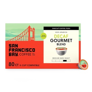 image:imageSan Francisco Bay Caramel KCup Compatible Coffee Pods 80 ctDecaf Gourmet Blend