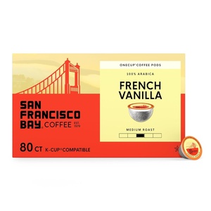 image:imageSan Francisco Bay Caramel KCup Compatible Coffee Pods 80 ctFrench Vanilla