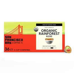 image:imageSan Francisco Bay Caramel KCup Compatible Coffee Pods 80 ctOrganic Rainforest Blend