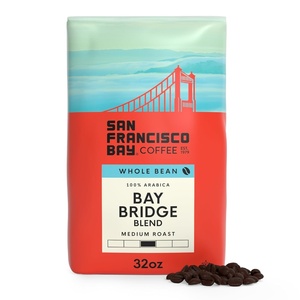 image:imageSan Francisco Bay Coffee  Flavored Medium Roast Whole Bean Coffee  Hazelnut Crme 2 lb bagBay Bridge Blend
