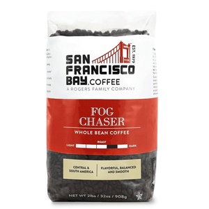 image:imageSan Francisco Bay Coffee  Flavored Medium Roast Whole Bean Coffee  Hazelnut Crme 2 lb bagFogChaser